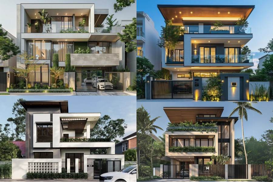Mẫu Biệt Thự 3 Tầng