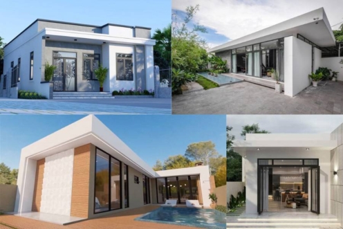 Mẫu nhà cấp 4 mái bằng - CITAD đơn vị xây nhà giá rể An Giang