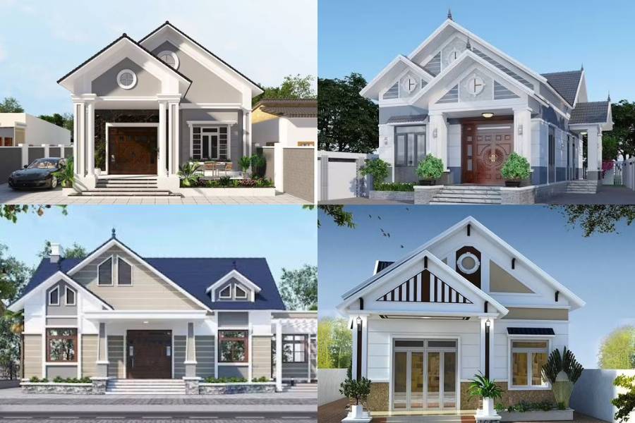 TOP 10 Mẫu Nhà Cấp 4 Đẹp 2025 – Xu Hướng Thiết Kế Hiện Đại, Tiện Nghi 2 mẫu nhà cấp 4 mái thái