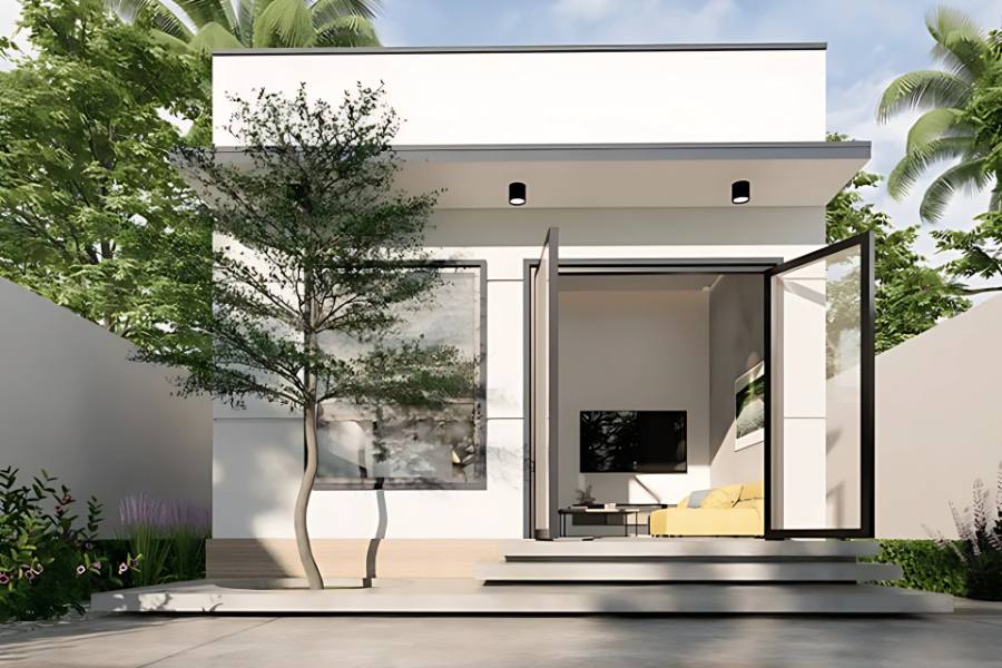TOP 10 Mẫu Nhà Cấp 4 Đẹp 2025 – Xu Hướng Thiết Kế Hiện Đại, Tiện Nghi 9 Mẫu nhà cấp 4 nhỏ gọn