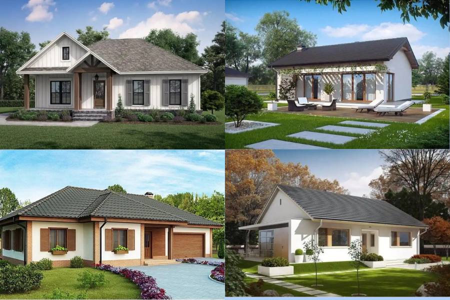 TOP 10 Mẫu Nhà Cấp 4 Đẹp 2025 – Xu Hướng Thiết Kế Hiện Đại, Tiện Nghi 5 Mẫu nhà cấp 4 phong cách Châu Âu