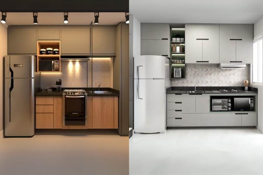 nhà bếp thiết kế tủ bếp thông minh