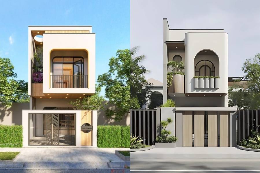 Nhà ống 2 tầng đẹp
