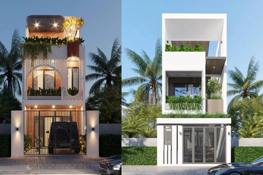 Nhà ống kết hợp cây xanh