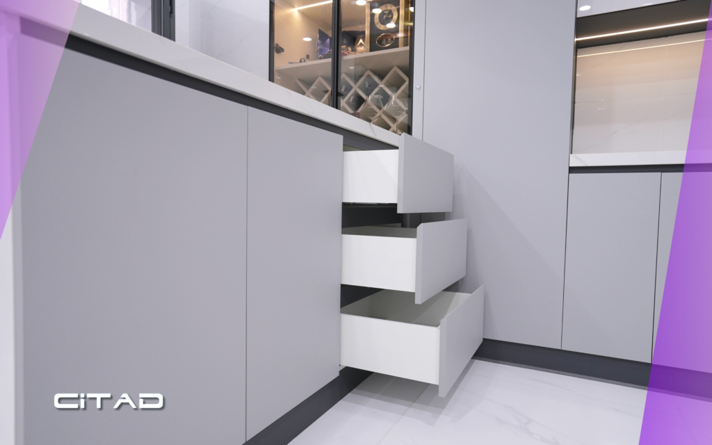 Nội thất gỗ bếp MDF cao cấp