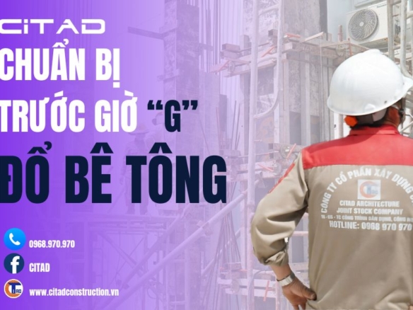 Kiểm tra cột trước khi đổ bê tông - thi công trọn gói tại Long Xuyên
