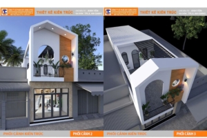 Công trình nhà phố 2 tầng tại Mỹ Hoà Long Xuyên do CITAD thiết kế thi công