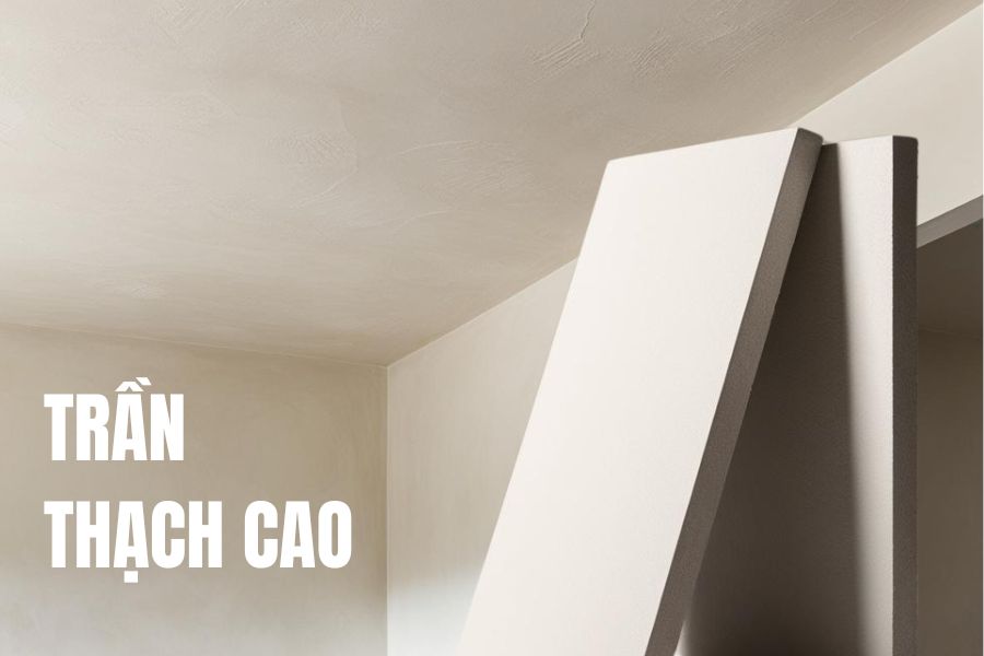 Giải Pháp Chống Nóng Cho Nhà Ở – So Sánh & Hướng Dẫn Tối Ưu Hiệu Quả 4 Trần thạch cao