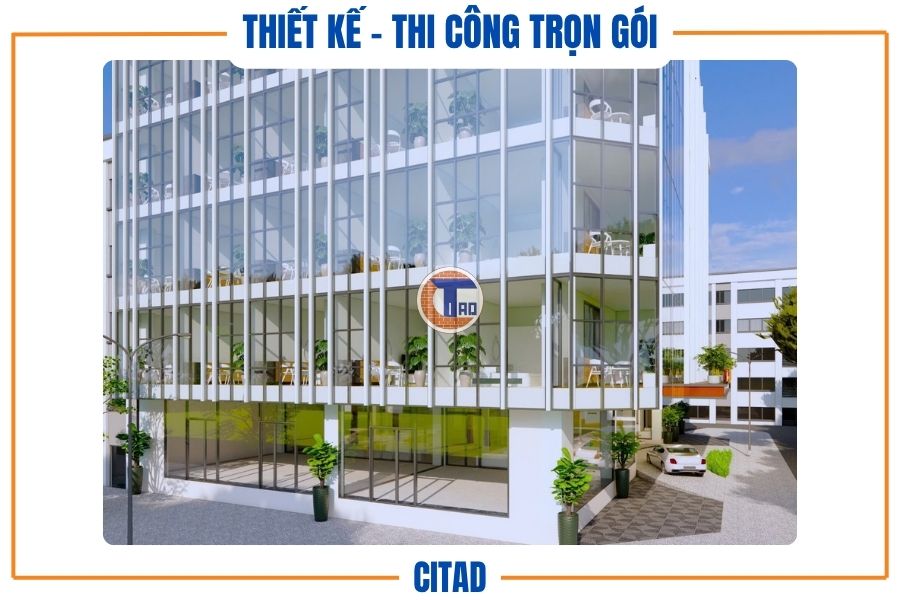 Thiết kế và thi công trọn gói Khách Sạn An Giang | CITAD 5 Thiết kế ban công kính khách sạn Hoàng Diệu tại An Giang – CITAD thực hiện