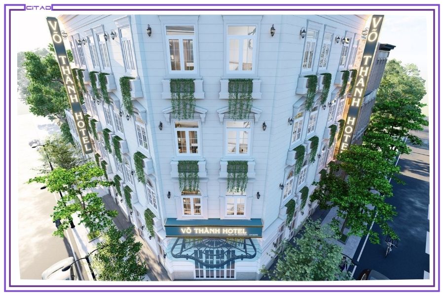 Thiết kế khách sạn tại An Giang – góc nhìn từ trên cao