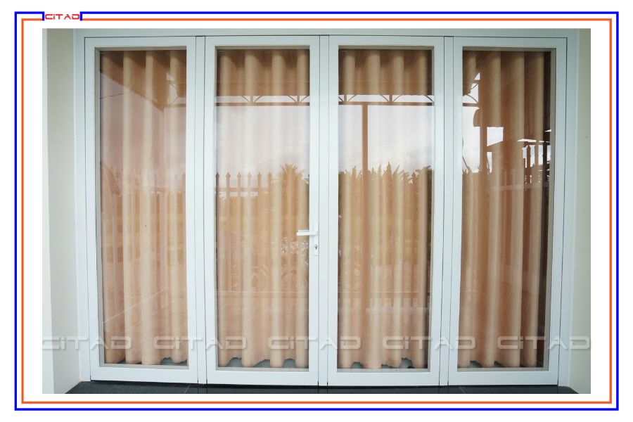 Thi công nhà cấp 4 - hệ thống cửa Nhôm Kính XingFa cao cấp