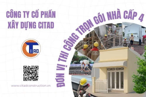Đơn vị thi công trọn gói nhà cấp 4 tại An Giang- Công ty Cổ phần Xây dựng CITAD