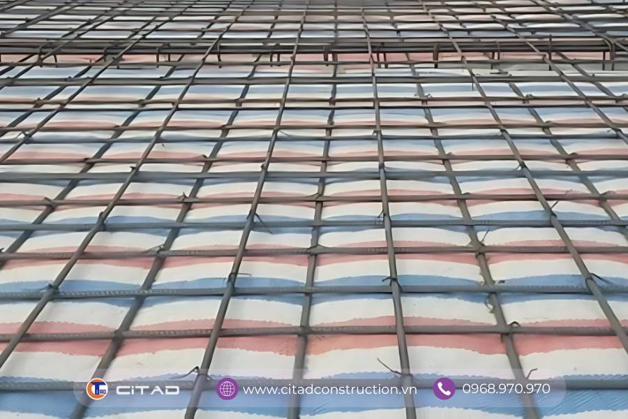 Bố trí thép sàn – Nguyên tắc và cách bố trí đúng tiêu chuẩn 2 Bố trí thép sàn - Nguyên tắc và cách bố trí đúng tiêu chuẩn chuẩn - sàn 1 phương