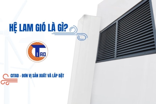 Sản xuất và lắp đặt hệ lam gió - CITAD An Giang