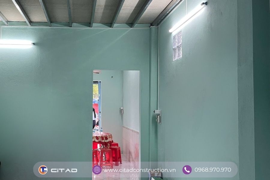 Bên trong ngôi nhà sau cải tạo - CITAD xây nhà cộng đồng An Giang