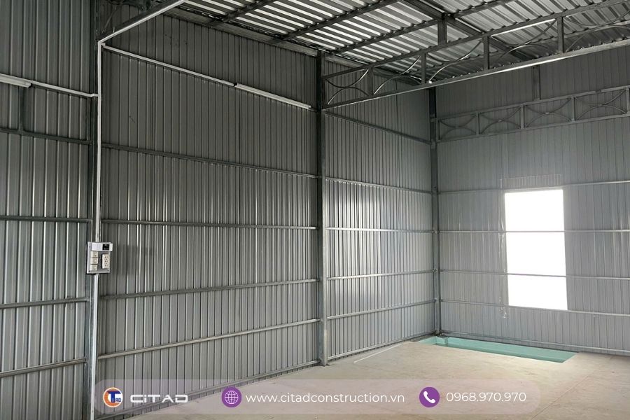 Bên trong gác mái nhà sau cải tạo