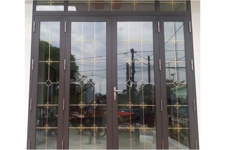Cửa đi mở quay 4 cánh - Nhôm kính XingFa An Giang