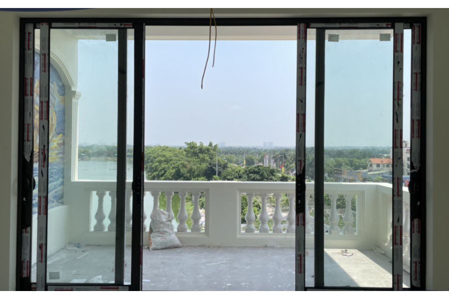 Cửa đi mở trượt - Nhôm kính XingFa An Giang