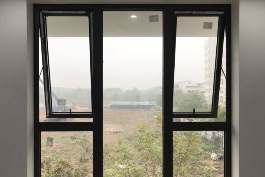 Cửa hất nhôm 1 cánh - Nhôm kính Xingfa