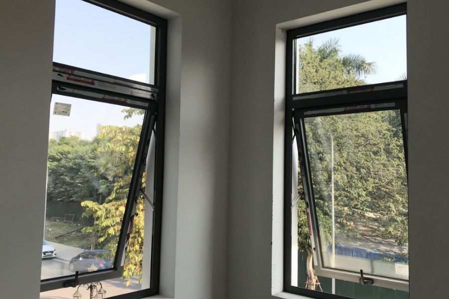 Cửa hất nhôm 1 cánh - Nhôm kính Xingfa