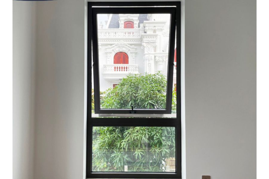 Cửa hất nhôm 1 cánh - Nhôm kính XingFa An Giang