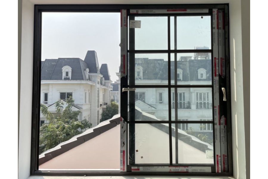 Cửa sổ mở trượt 2 cánh - Nhôm kính XingFa An Giang