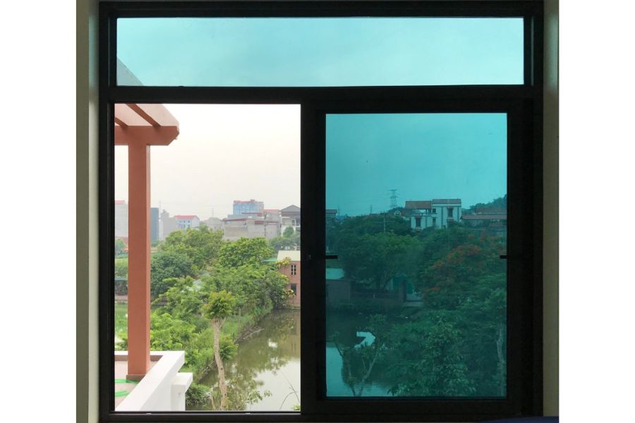 Cửa sổ mở trượt 2 cánh - Nhôm kính XingFa An Giang