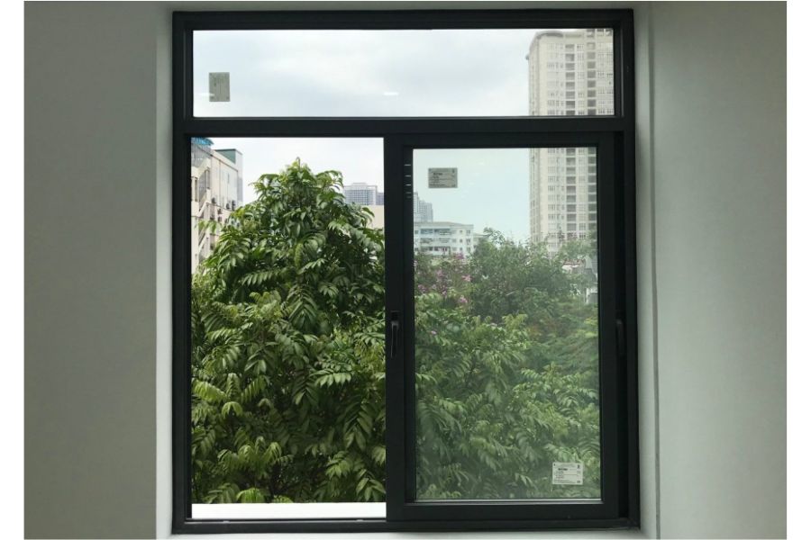 Cửa sổ mở trượt 2 cánh - Nhôm kính XingFa An Giang