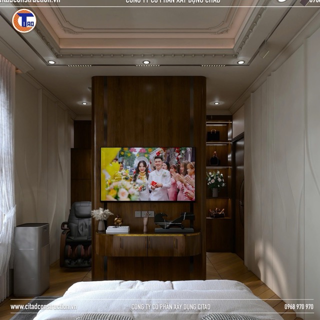 thiết kế nội thất phòng ngủ CITAD