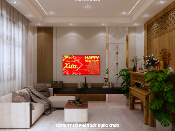 Phương án thiết kế nhà phố Anh's House - CITAD thiết kế và thi công trọn gói